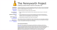 Desktop Screenshot of pennyworthproject.org